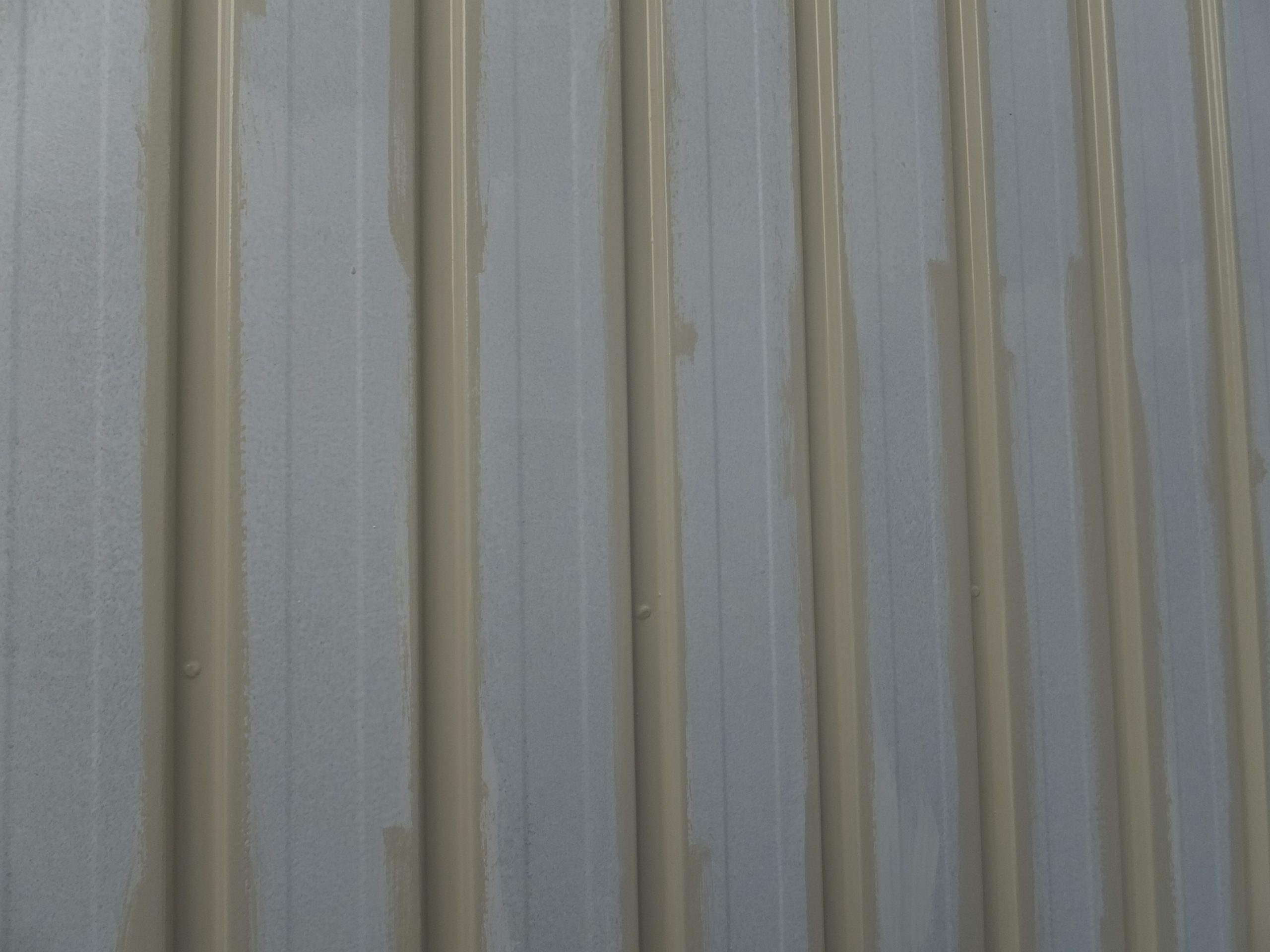 細かい部分　刷毛塗装