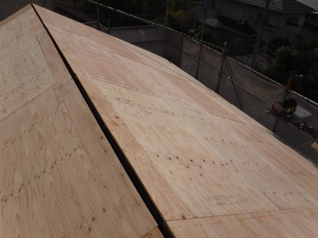 下地取り付け　針葉樹12mm