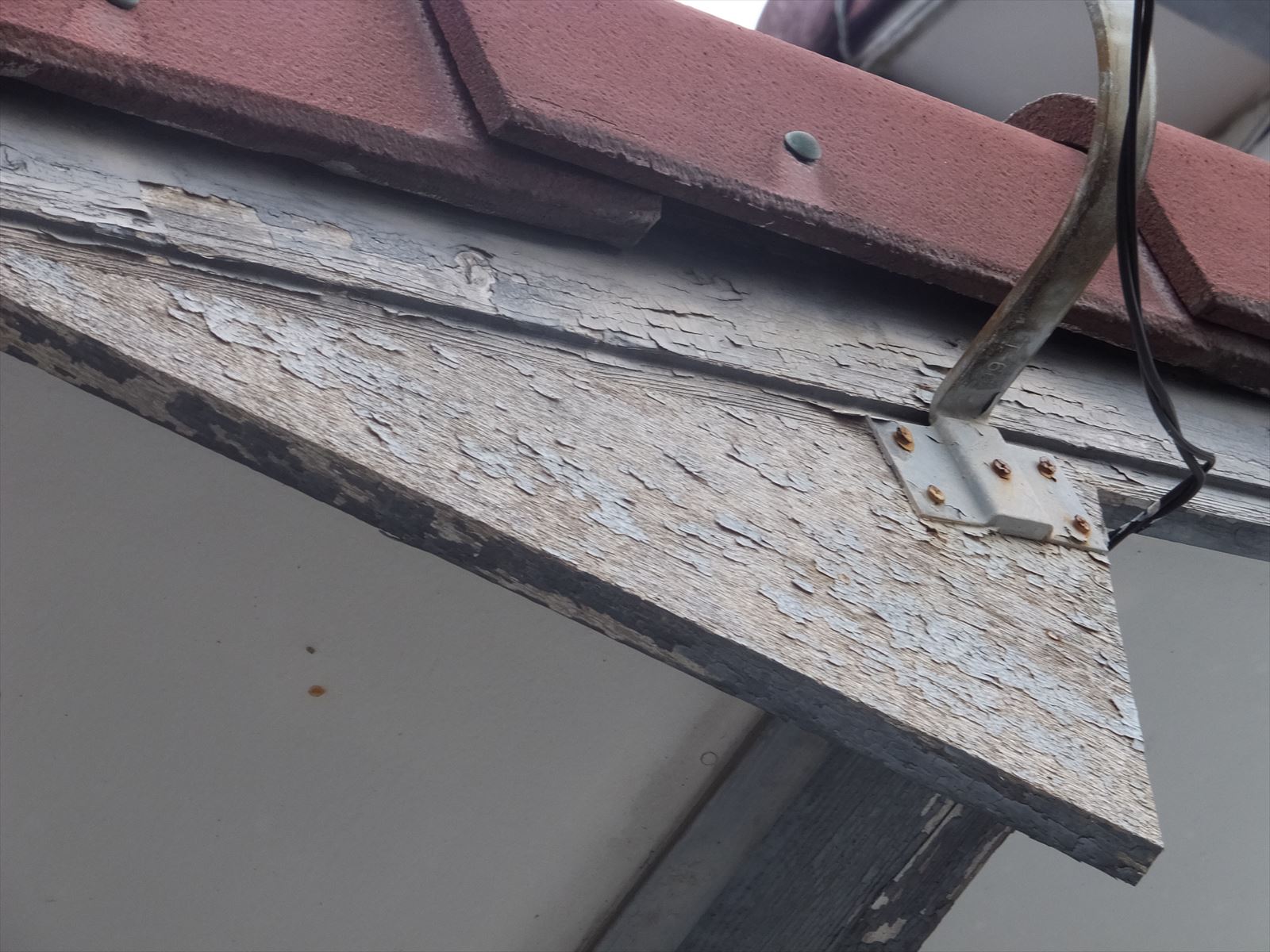 破風板の劣化状態