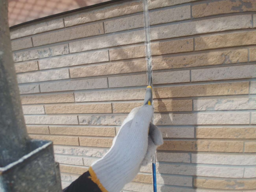 意匠サイディング　シーリング工事