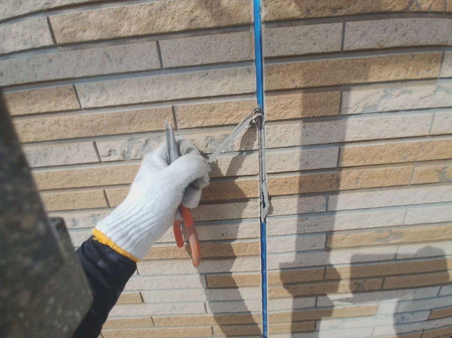 意匠サイディング　シーリング工事