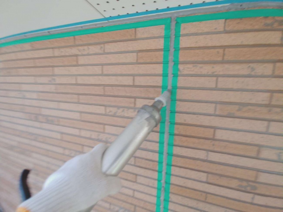 意匠サイディング　シーリング工事