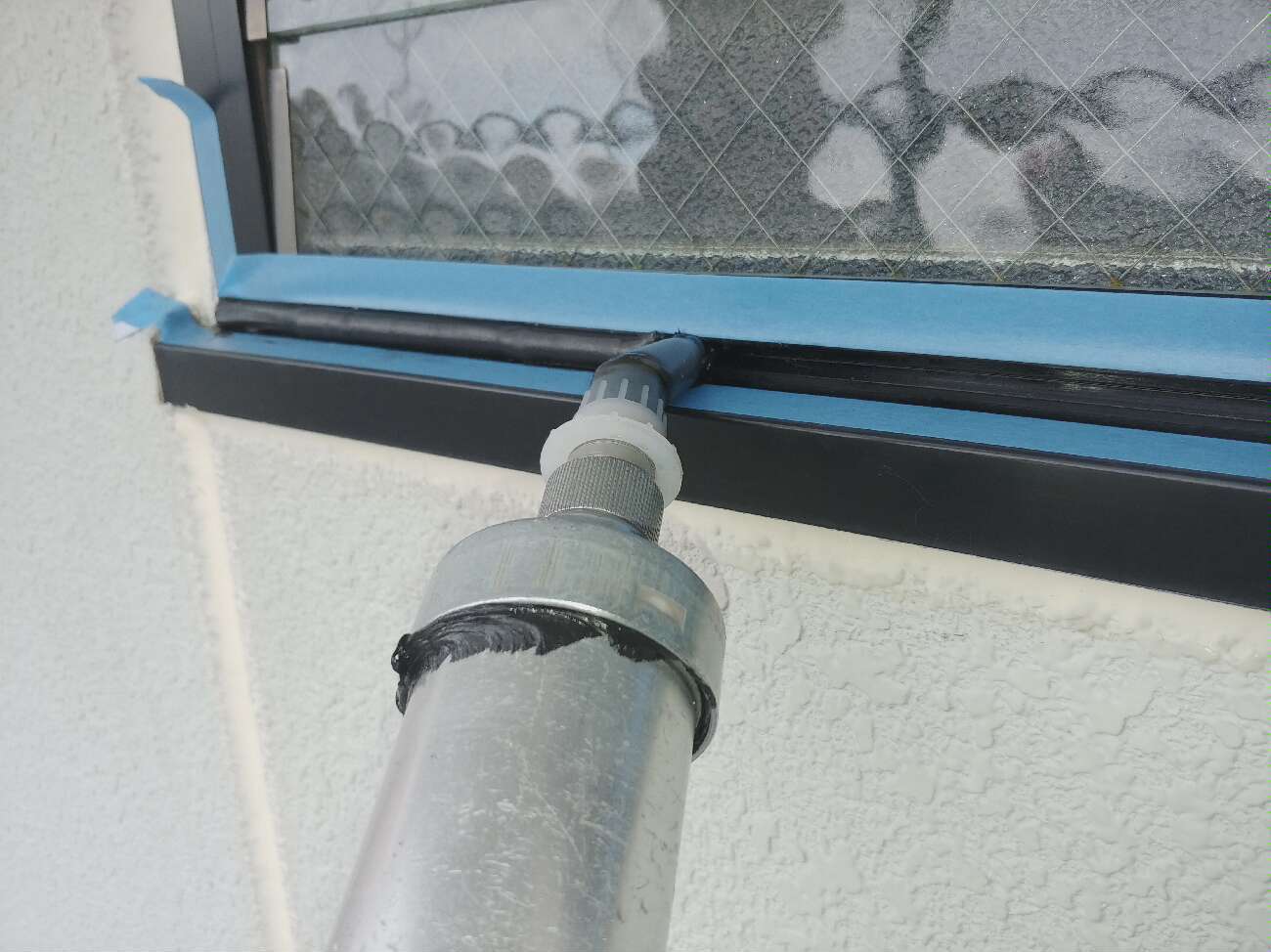 面台下シーリング　充填