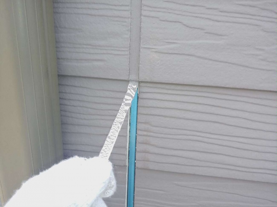 ラップサイディング調外壁　シーリング工事