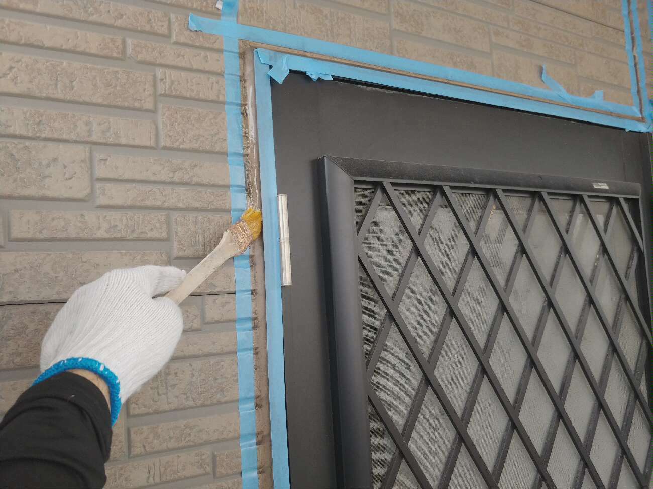 プライマー塗布作業