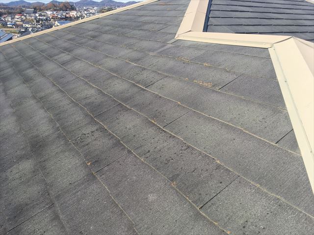 スレート屋根の劣化