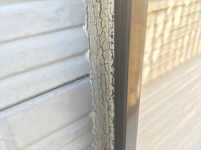 サッシ周りのシーリングの劣化