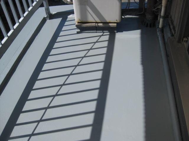 防水工事　完了