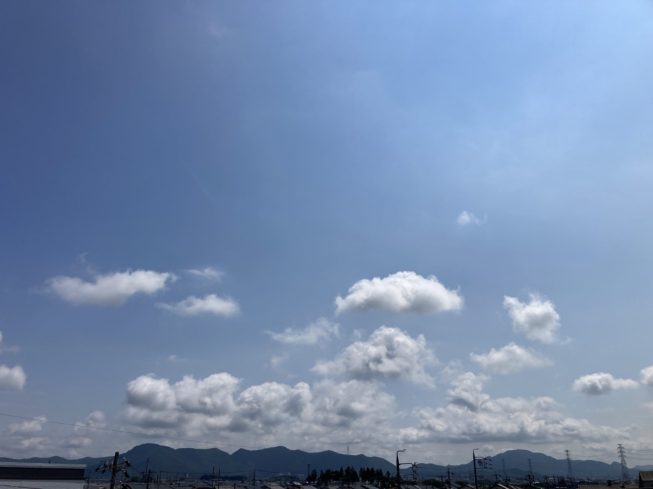 熱中症になりそうな青空