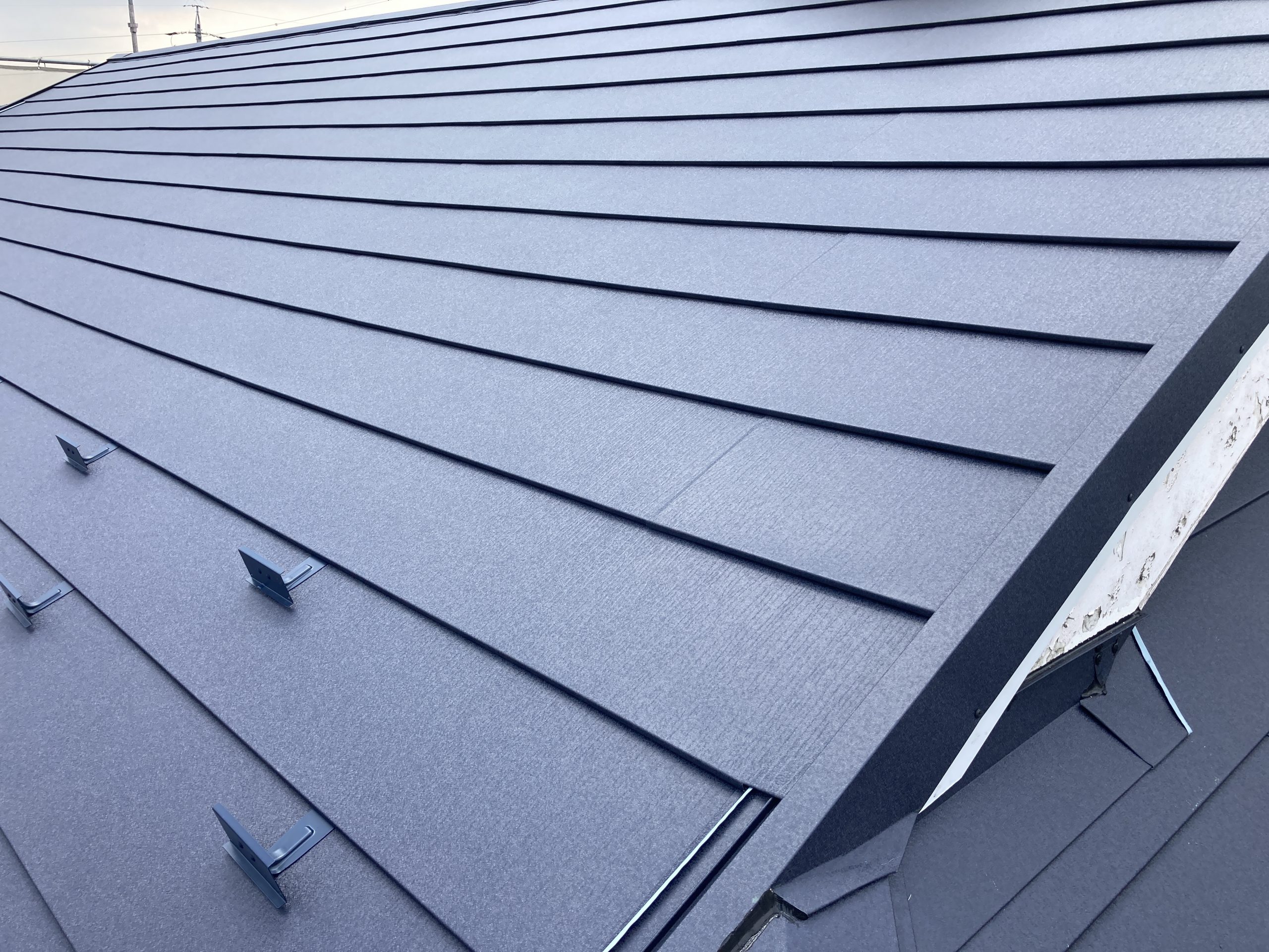 ガルテクトを使った葺き替え工事