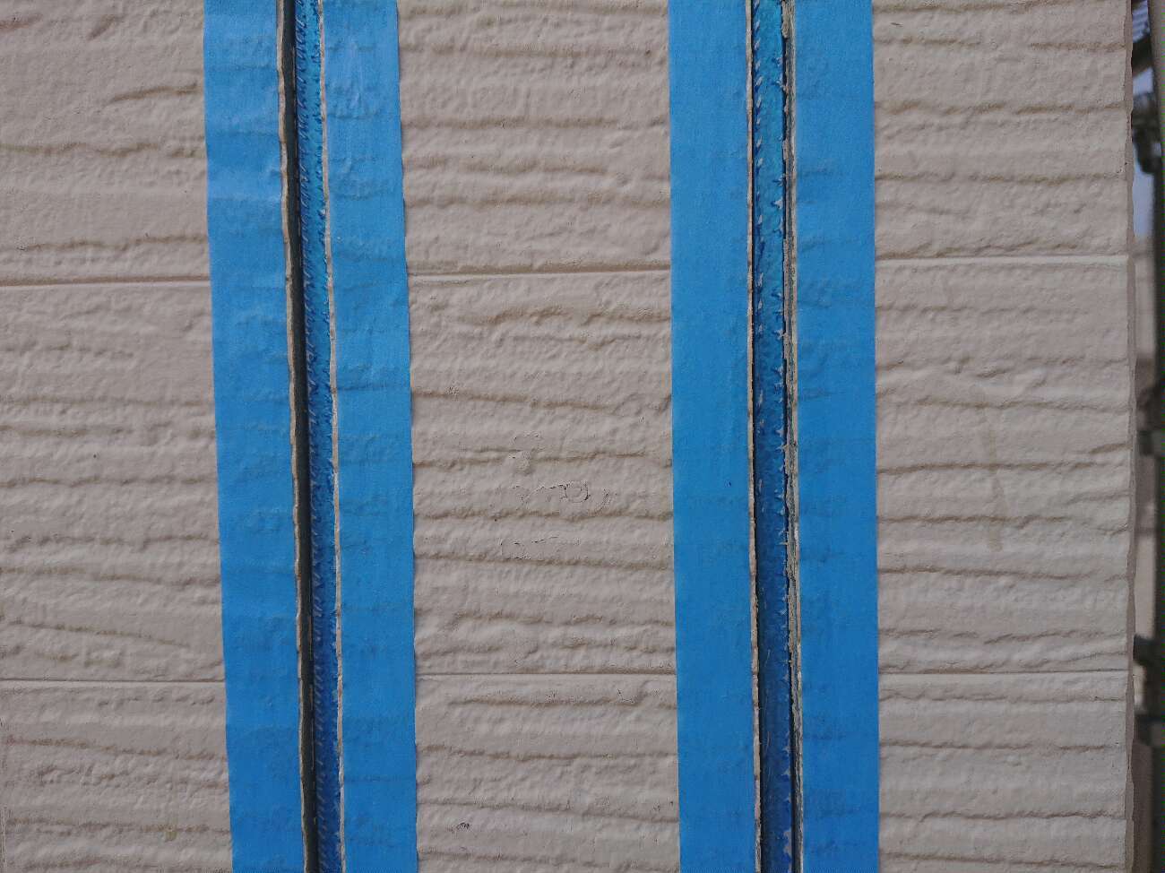 シーリング工事　養生