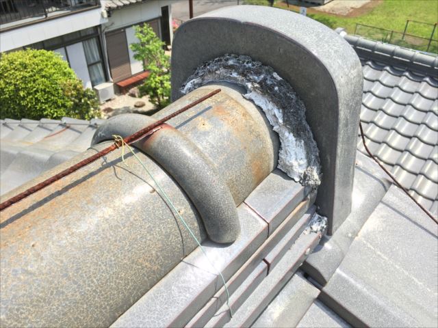 漆喰の劣化状態