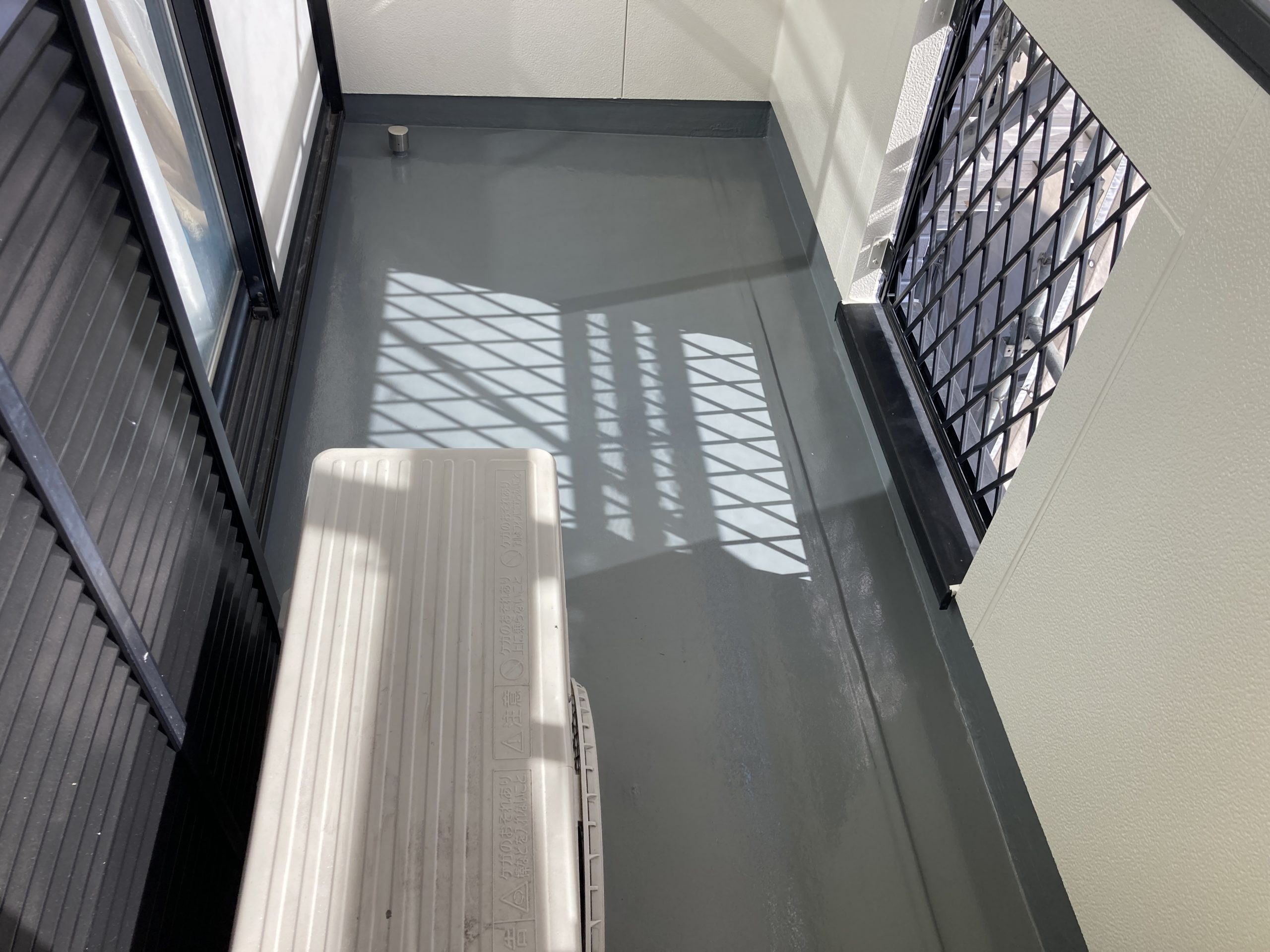 ウレタン防水工事　施工後