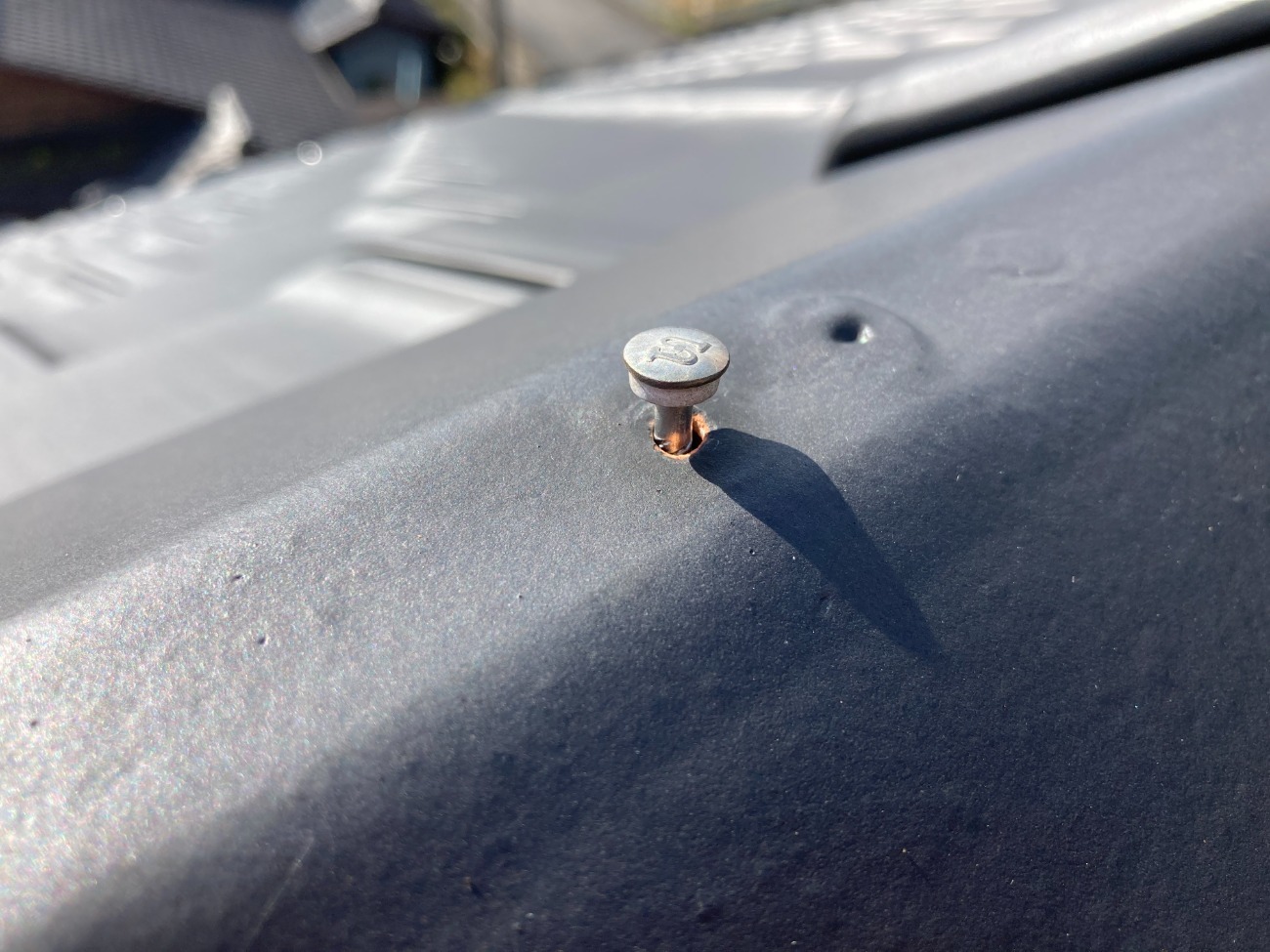 釘納期の状態の写真