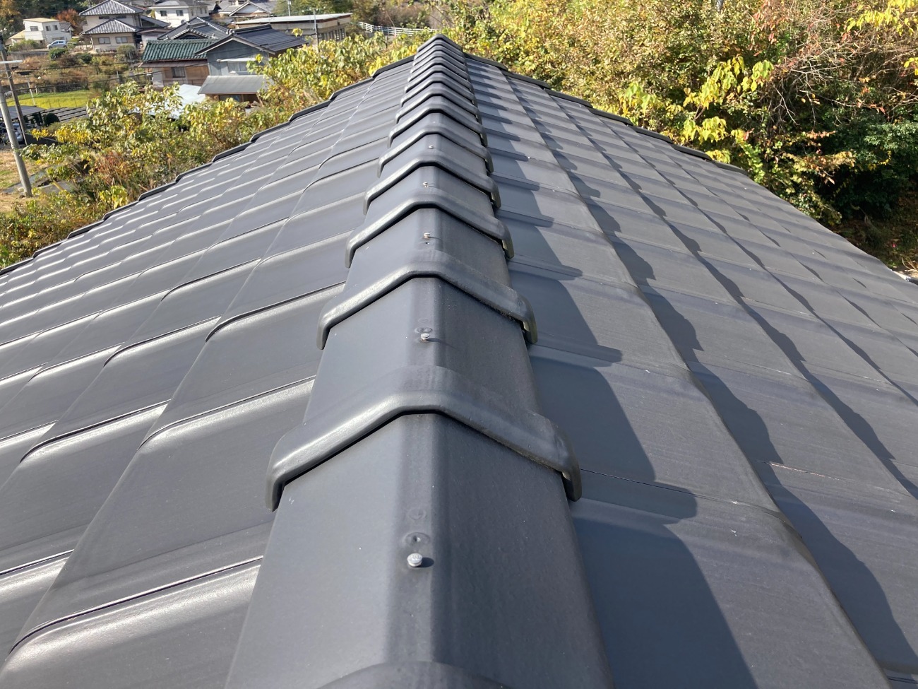 棟の点検　瓦屋根