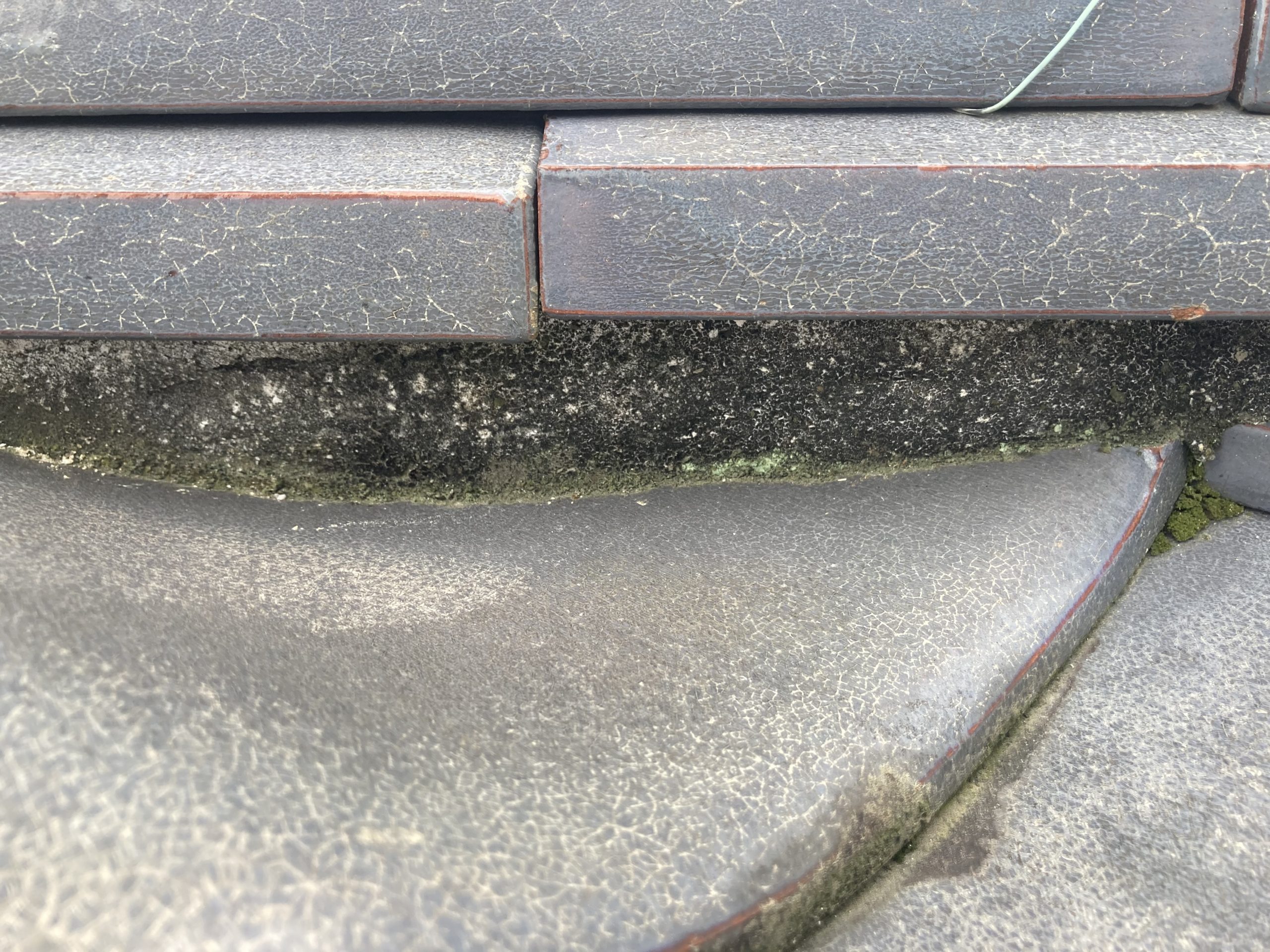 屋根点検　漆喰