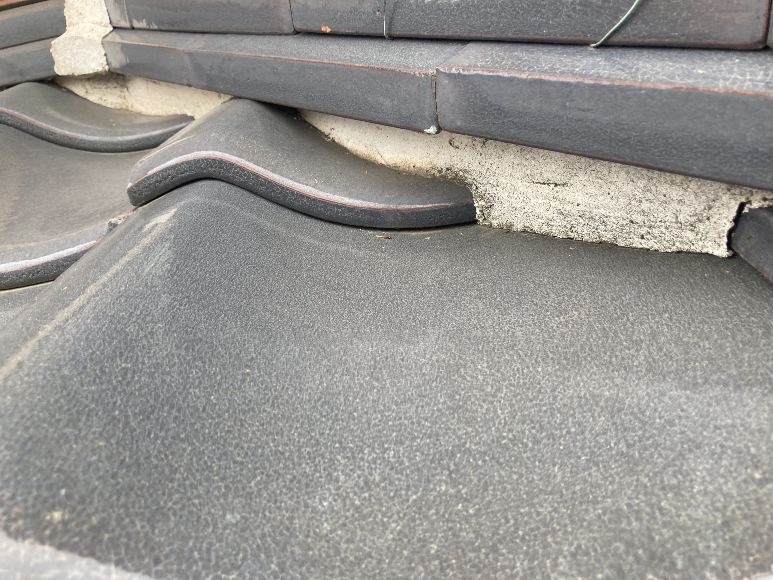 屋根点検　漆喰