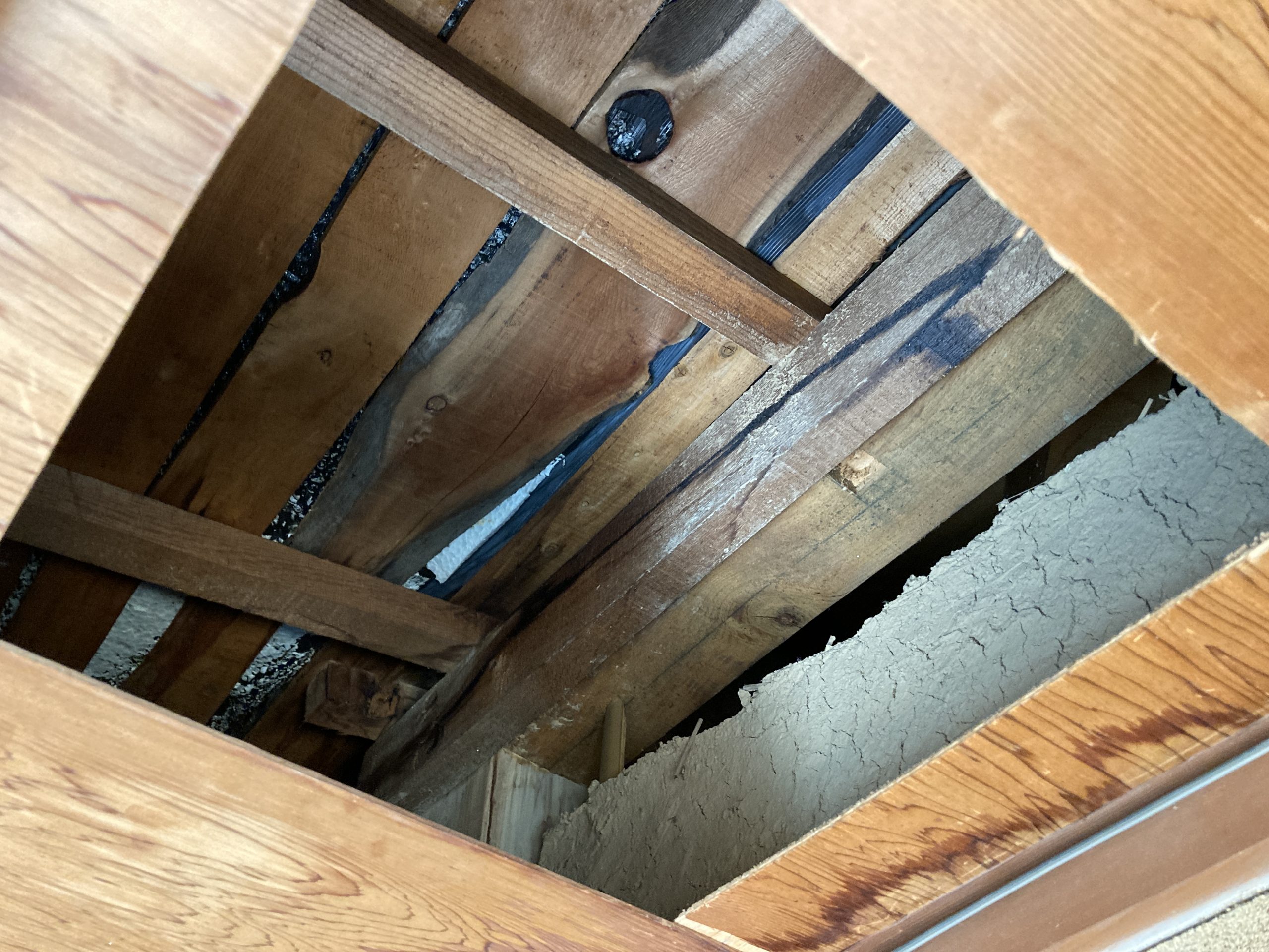 開口をあけました