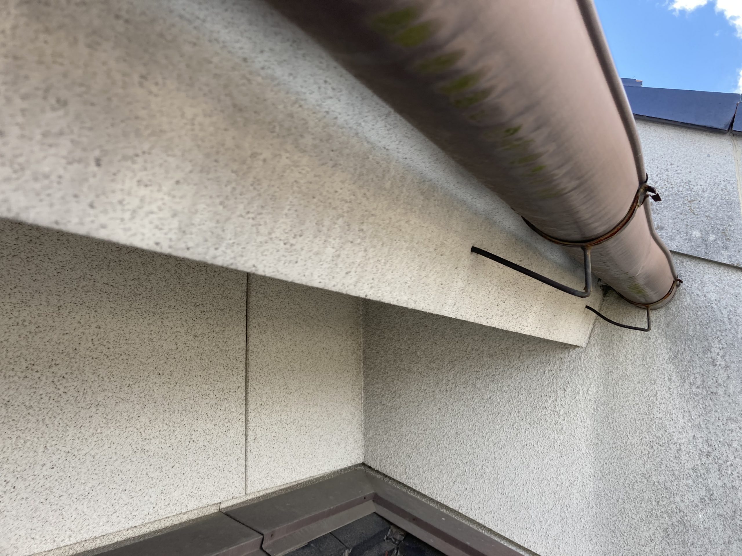 施工前　軒樋の状態