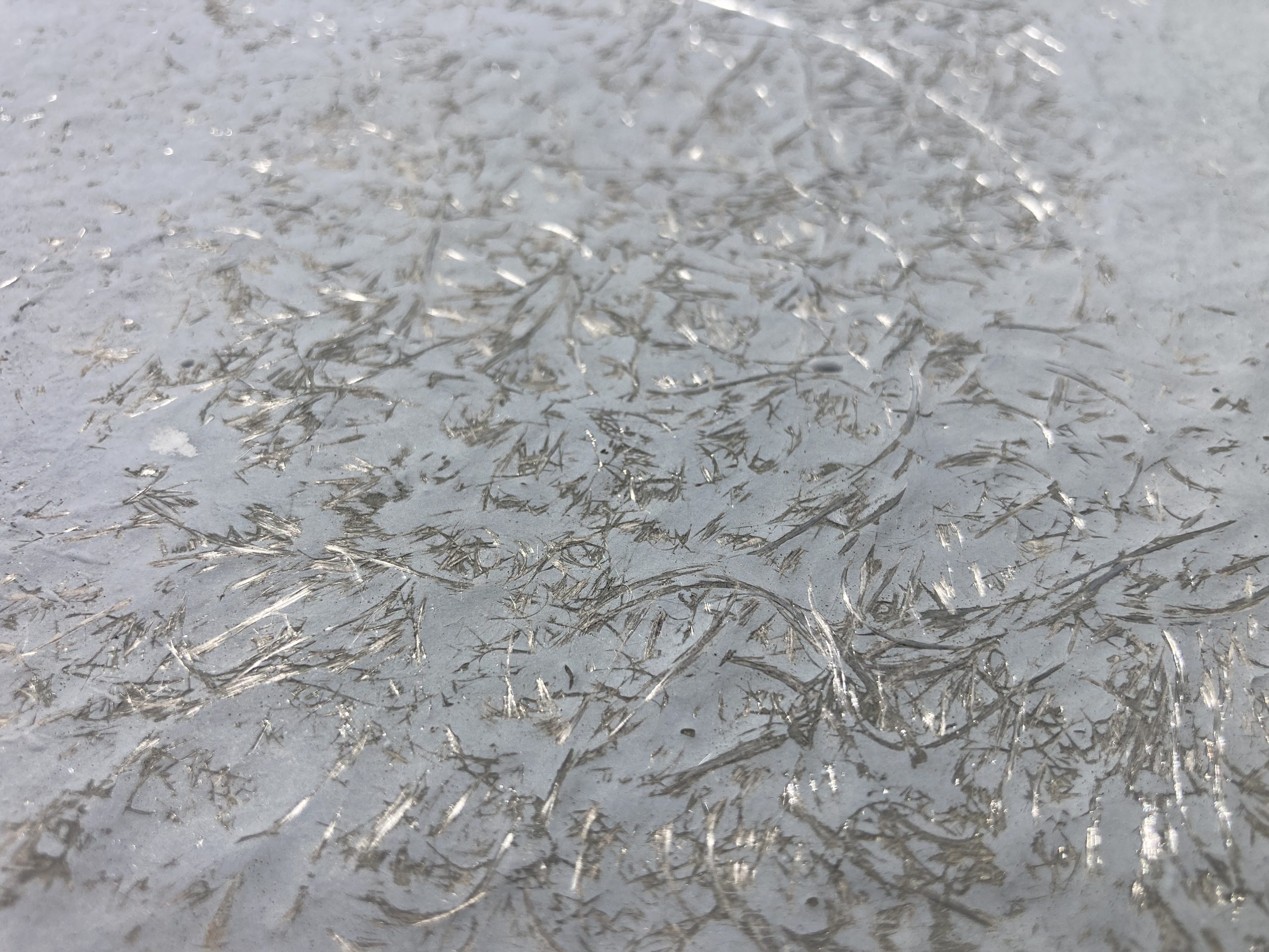 防水の劣化　点検中　FRP防水