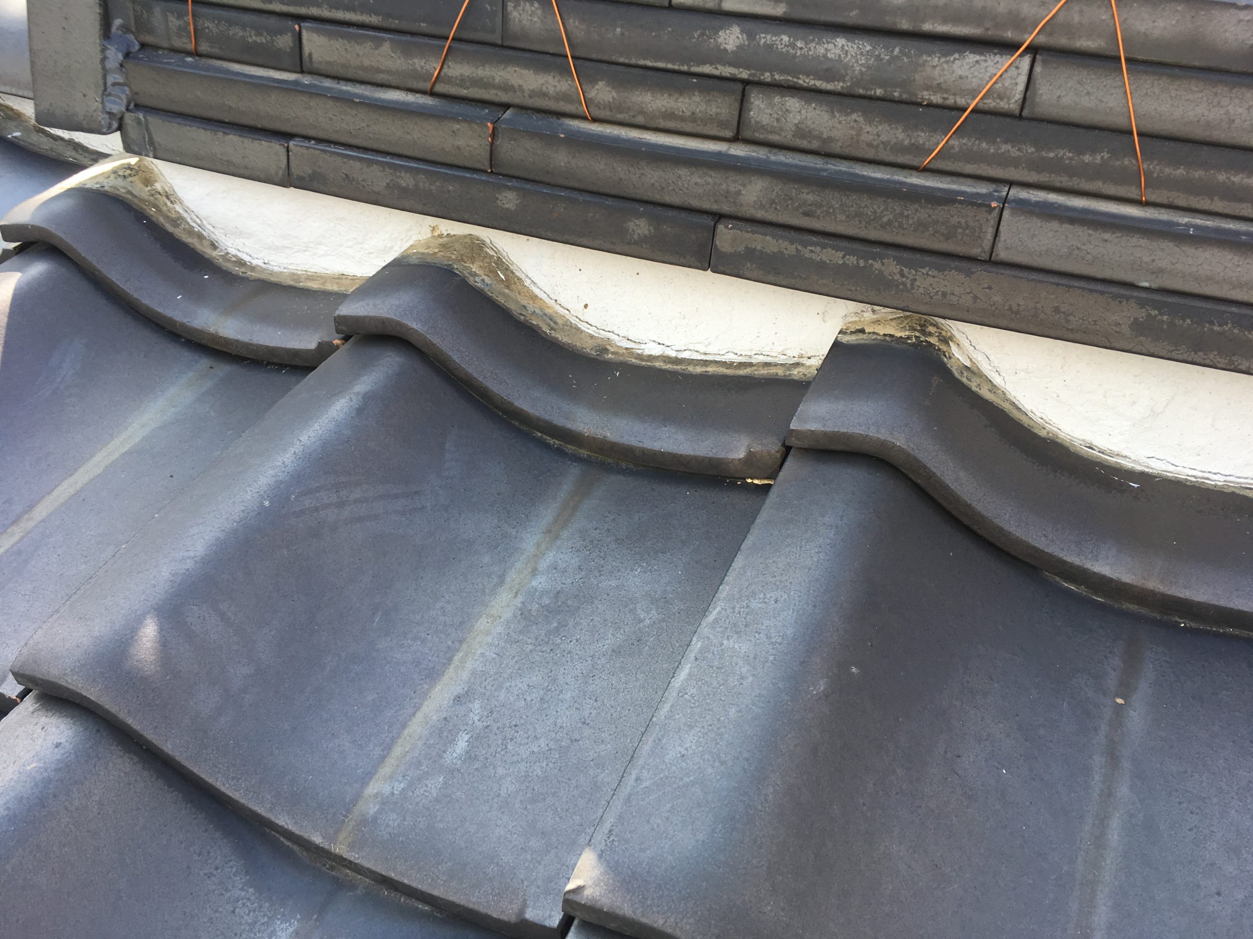 棟の取り直し工事の様子