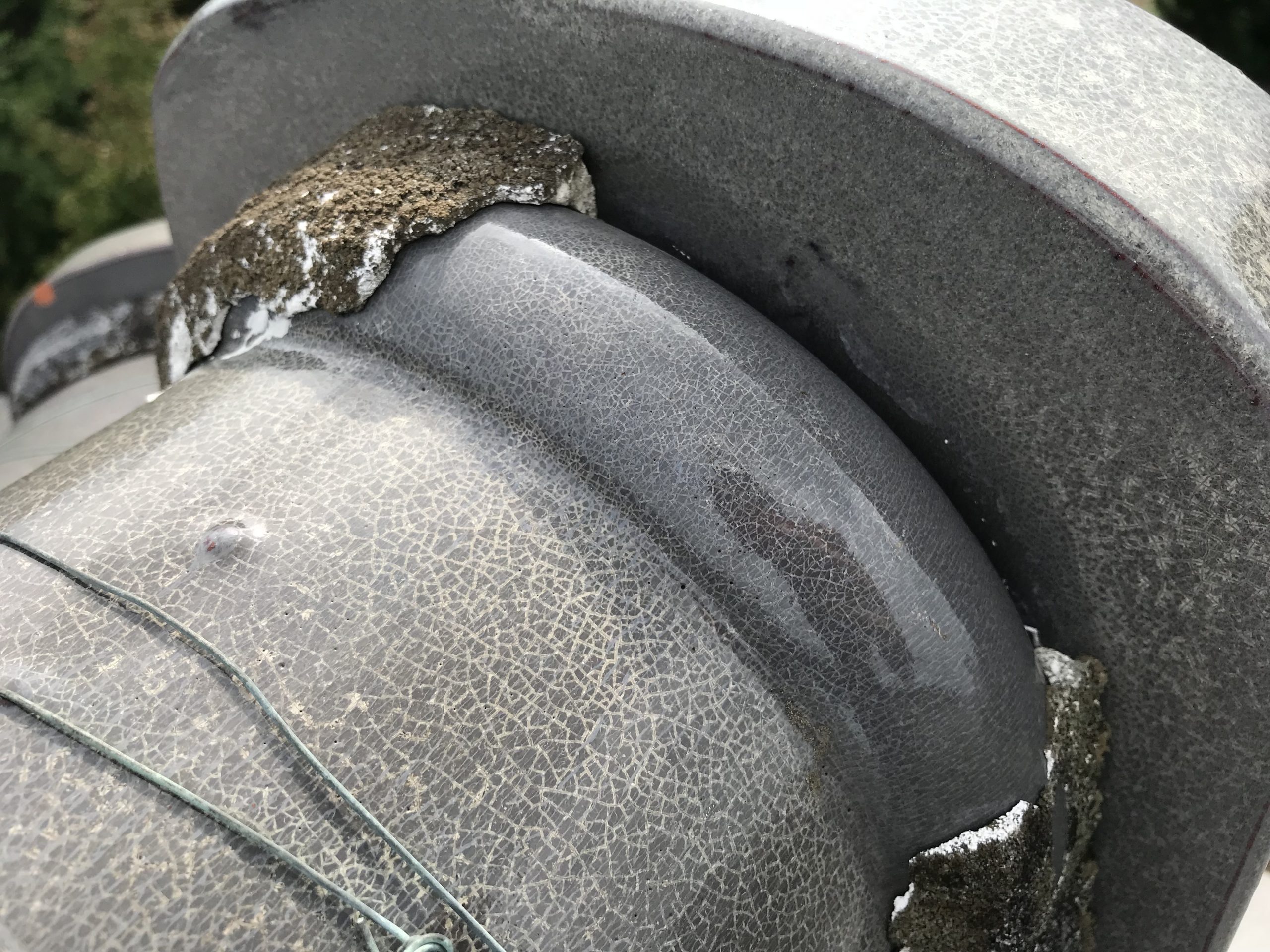 屋根点検　漆喰