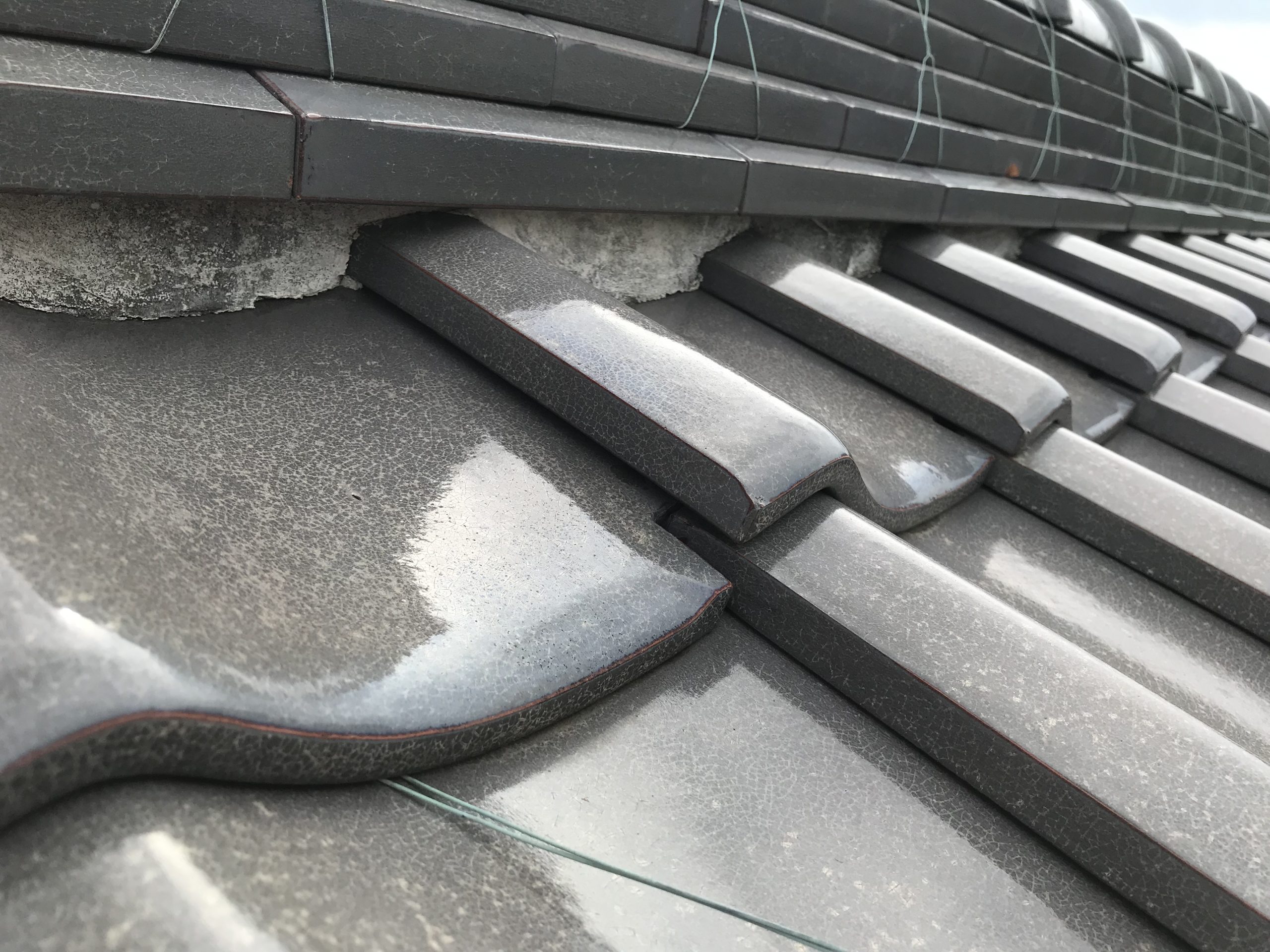 屋根点検　漆喰