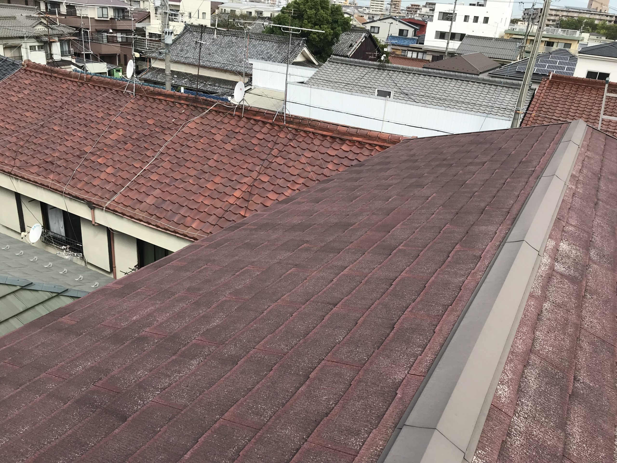 スレート屋根点検