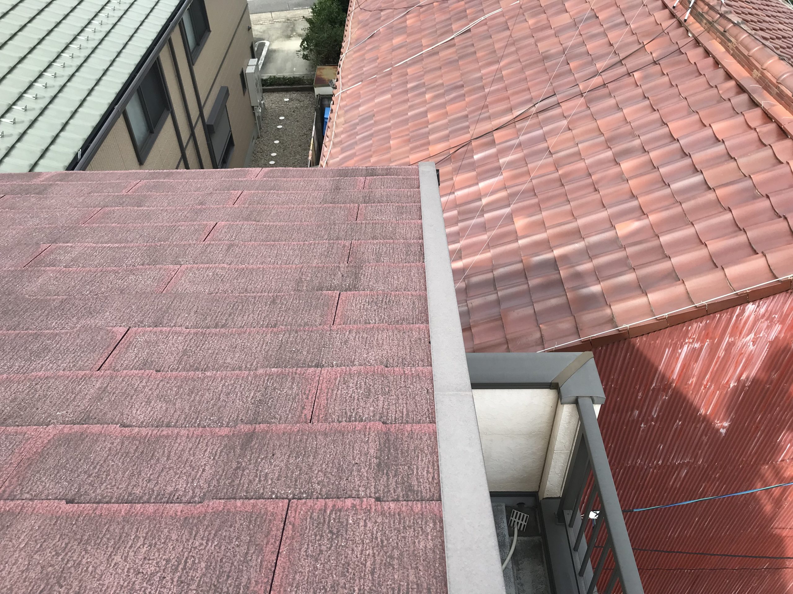 スレート屋根点検