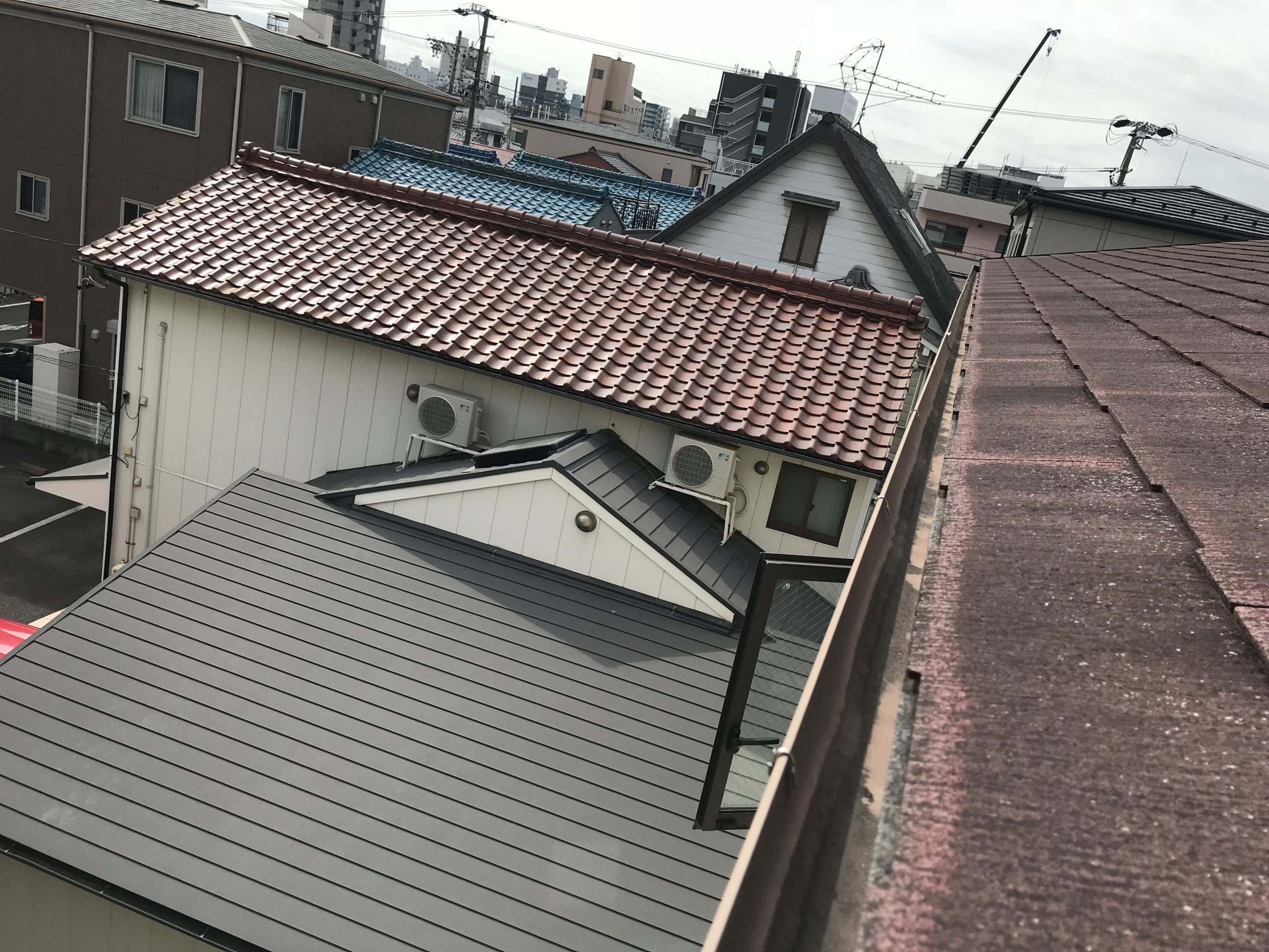スレート屋根点検