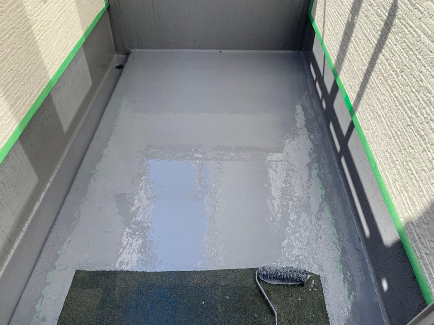 FRP防水　樹脂塗布