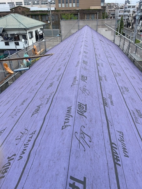 防水シート施工・別箇所