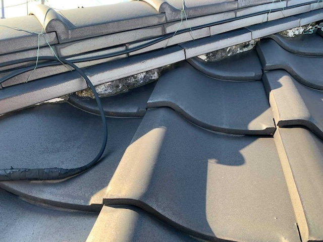 経年劣化した漆喰