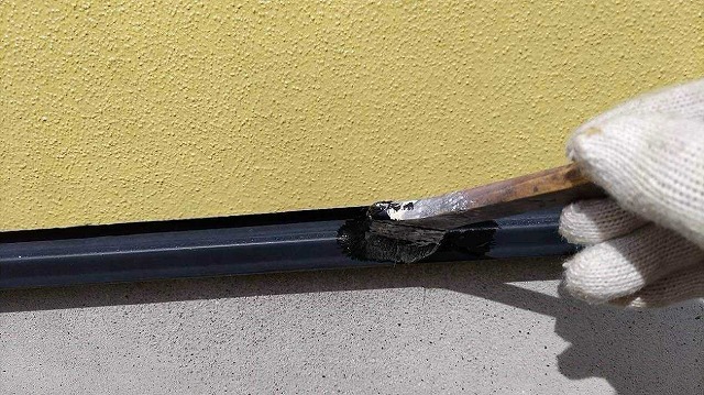 水切り板金の塗装