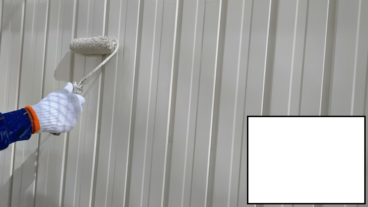 外壁上塗り2回目