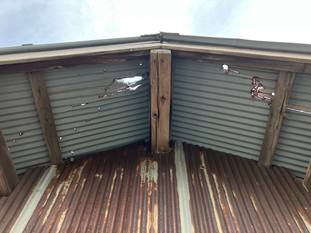 軒天の様子・別箇所