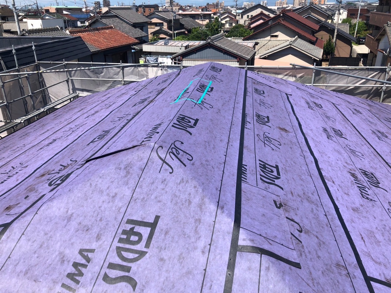 ルーフィングはり