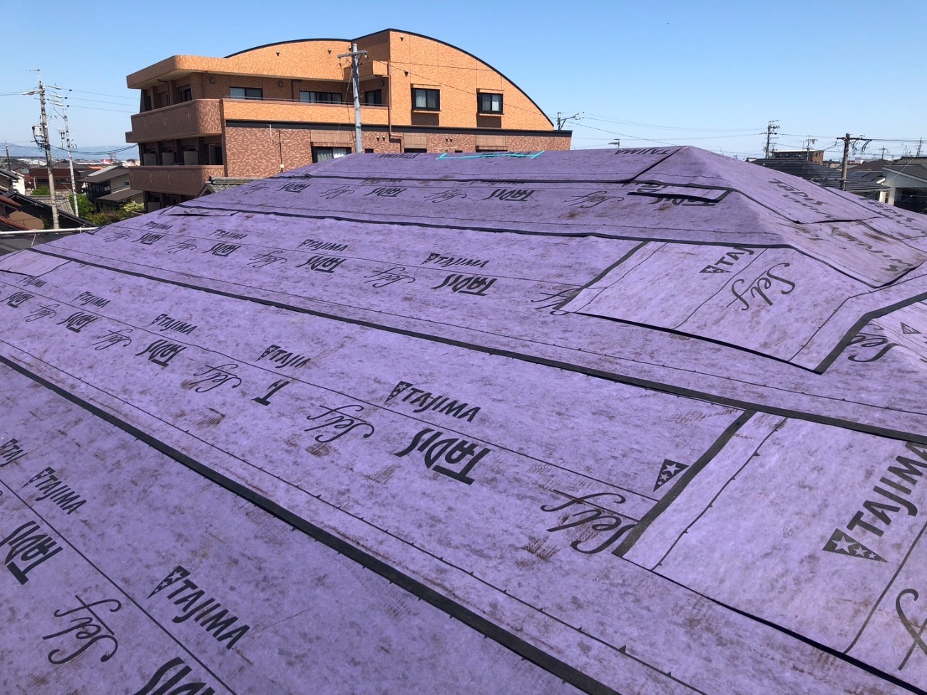 ルーフィングはり