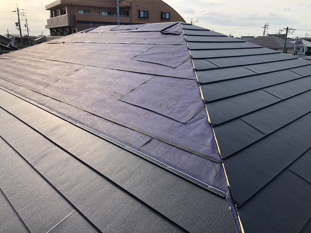 屋根材設置