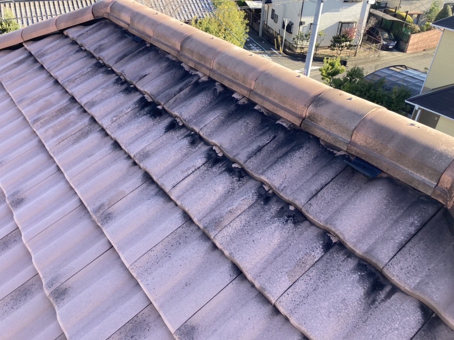 どうしても風を受けににくい場所です