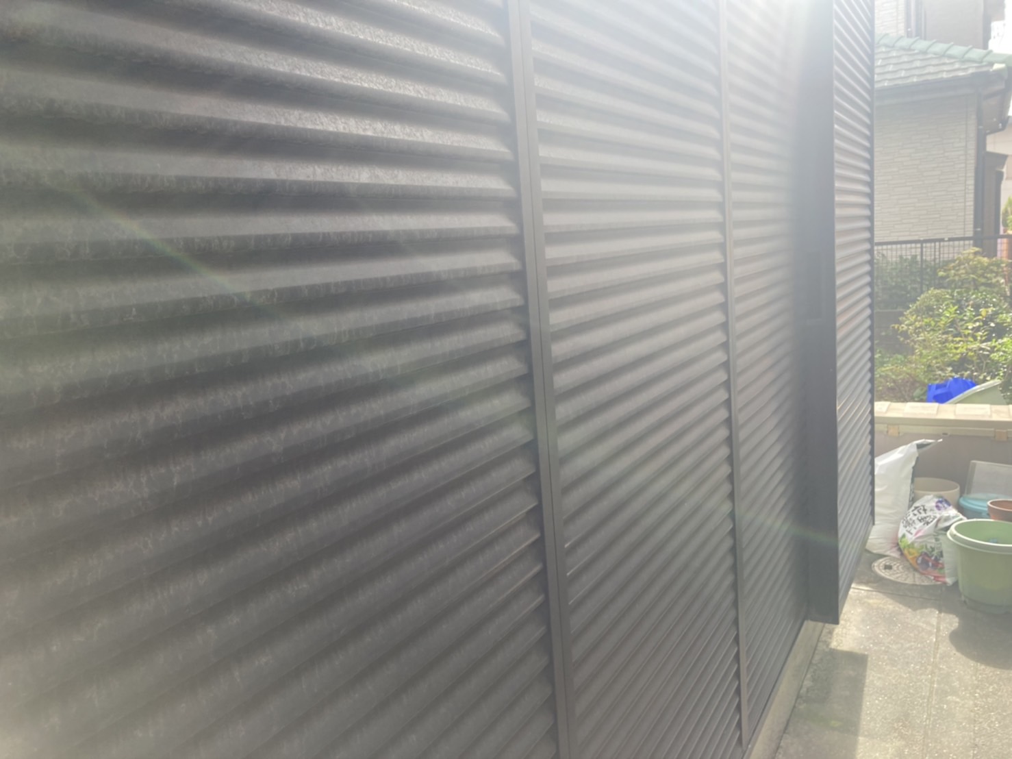 外壁点検　雨戸