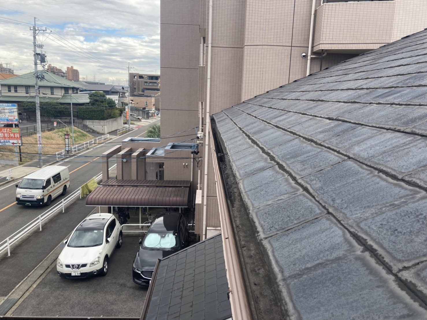 屋根点検　雨樋