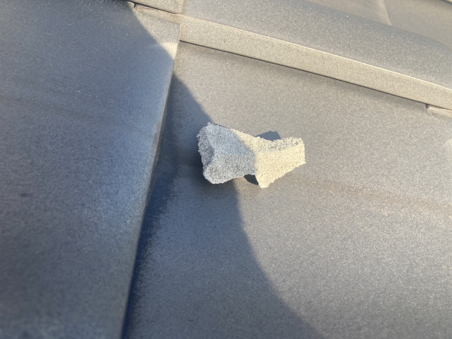 瓦屋根点検　漆喰剥離