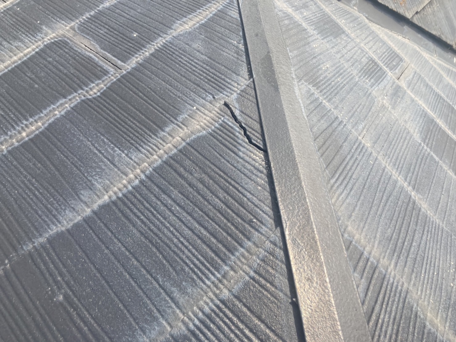 スレートの割れ