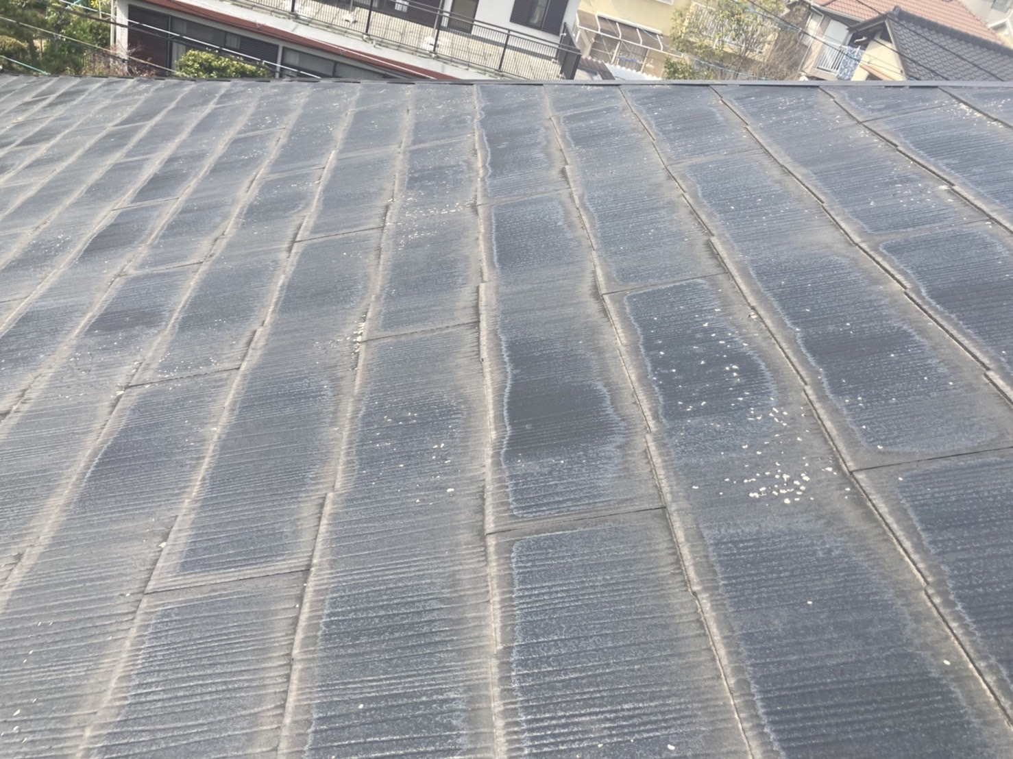 細かな塗膜剥離