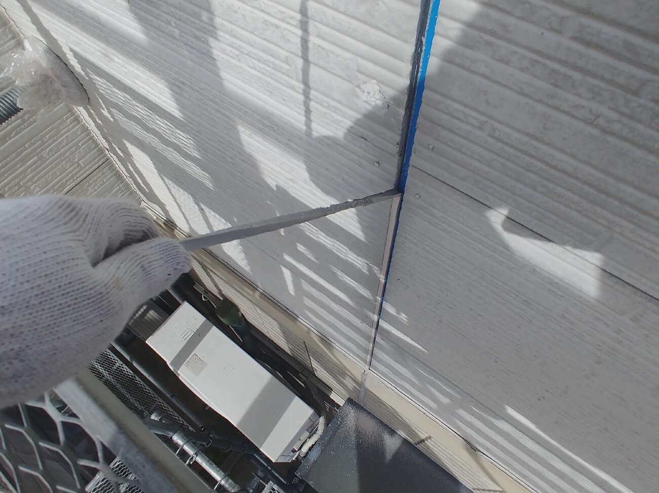 既設シーリング撤去