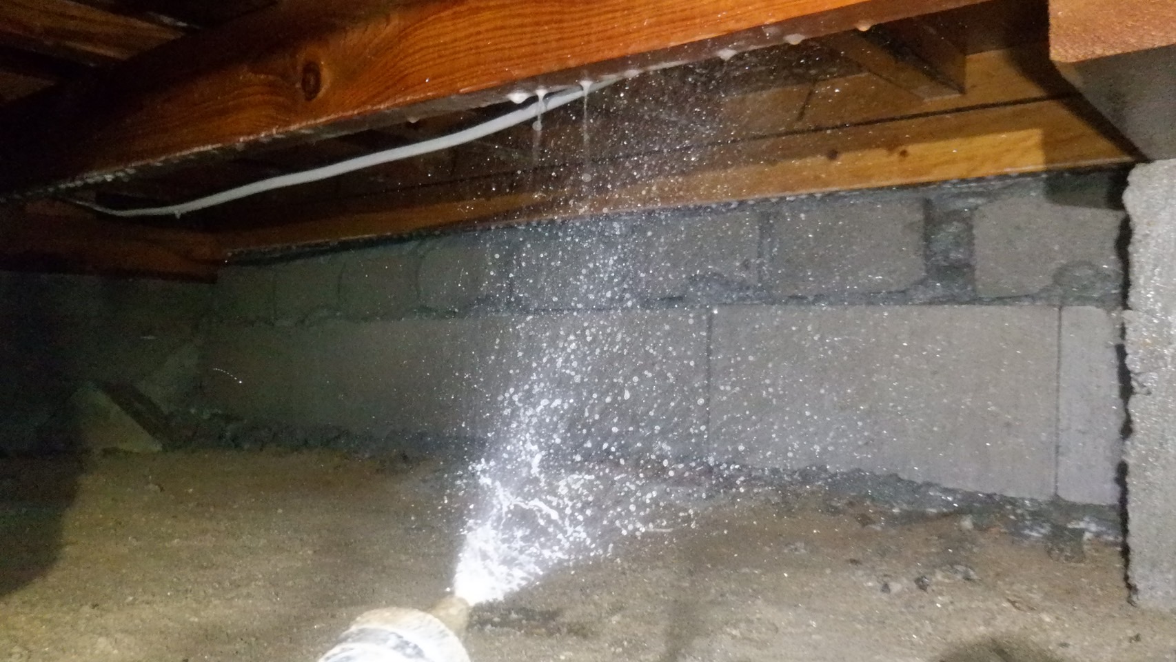 床下防蟻工事　シロアリ被害