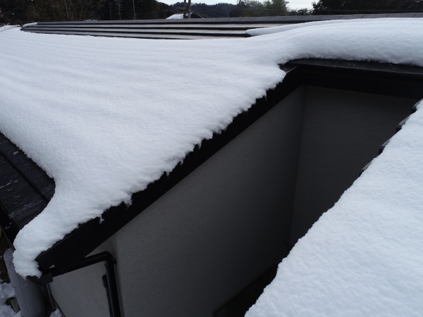 屋根の点検　ドローン診断中