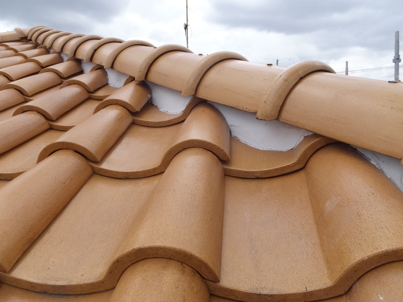 定期点検　漆喰工事をしました