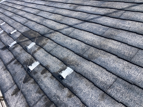 施工前の状態屋根スレート